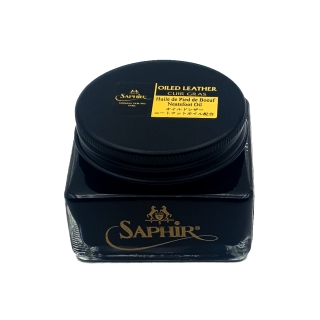 Saphir Medaille d'Or Oiled Leather Cream 01 Zwart